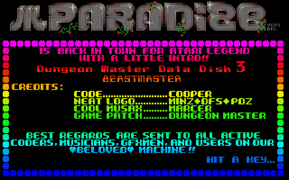 Dungeon Master Data Disk 3 - Beastmaster — screenshot 1
